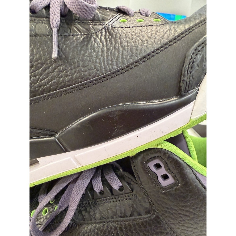 Nike Air Jordan 3 Retro Joker Men's Sz 12 EUC w/Box Missing Grn Laces 136064-018 - Picture 13 of 15